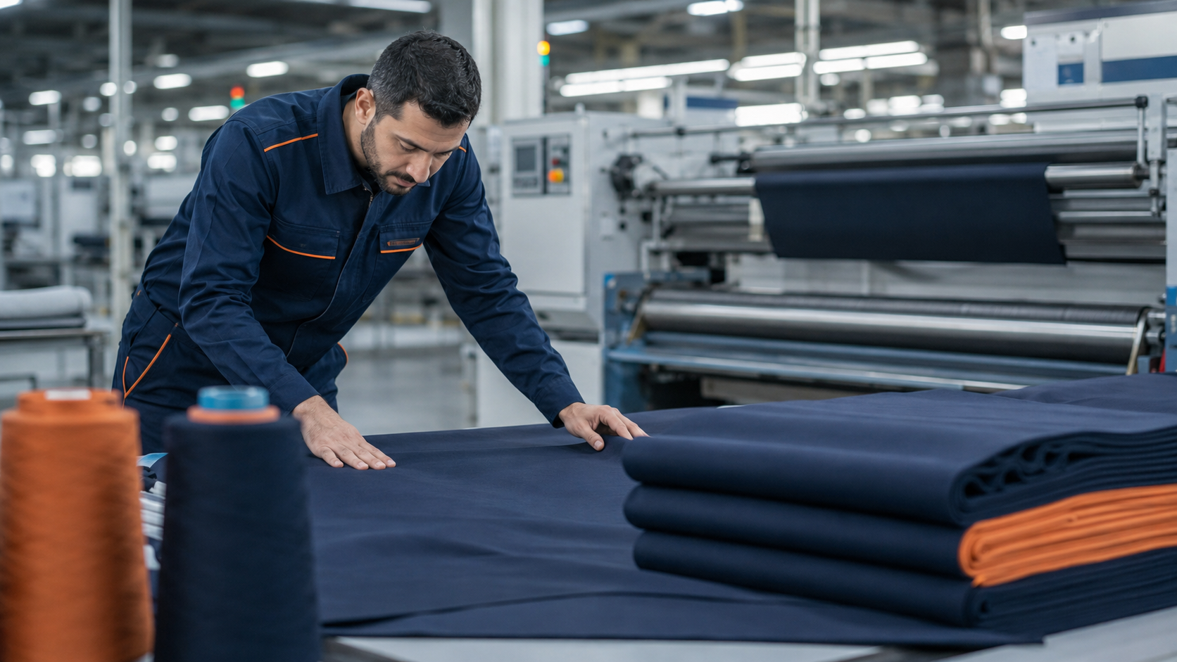 Sanfor Tekstil’de Kumaş Hazırlık Süreçleri Kontrollü Şekilde Yürütülüyor