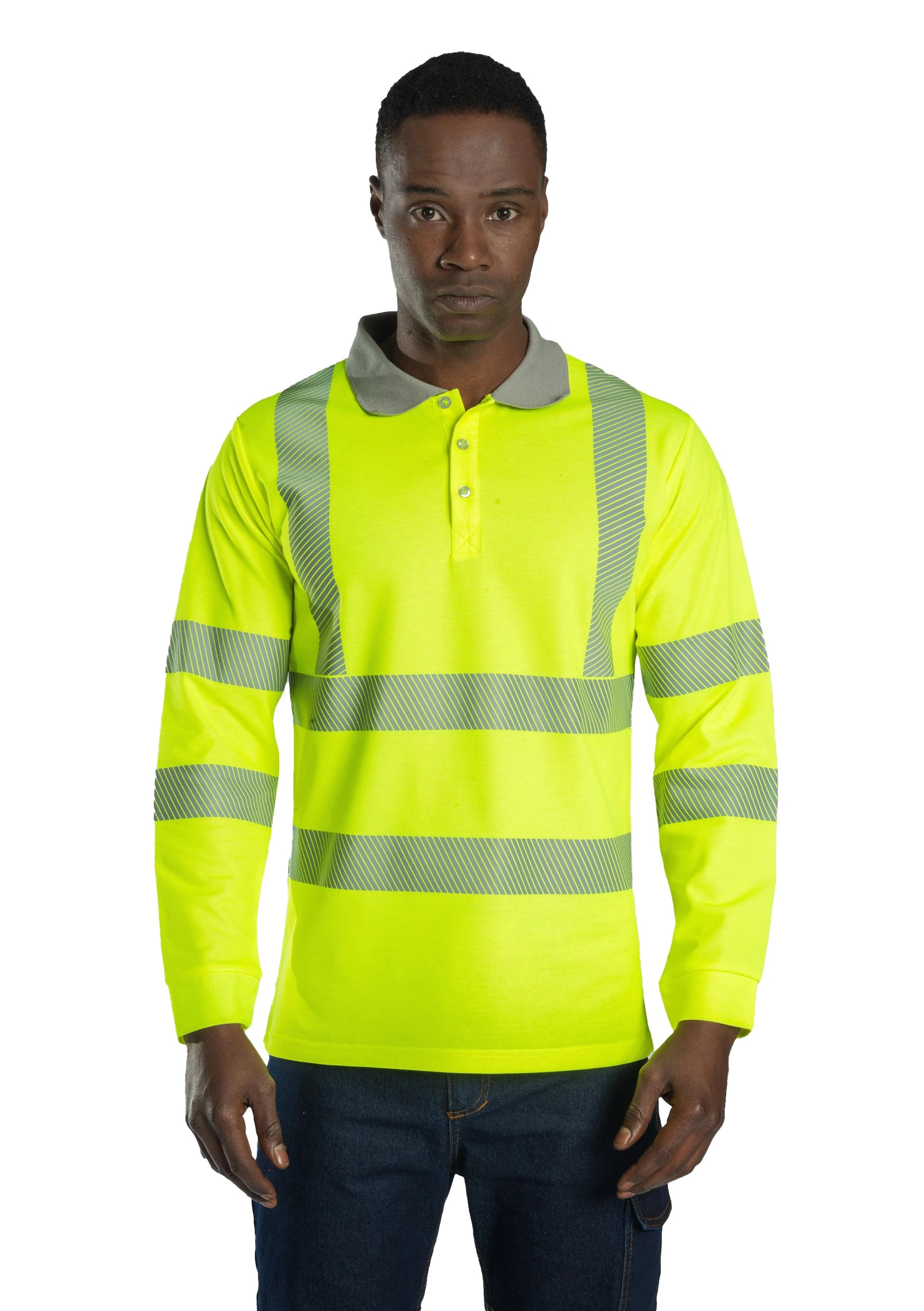 Alaska Hi-Vis Uzun Kollu Polo T-Shirt-Sarı