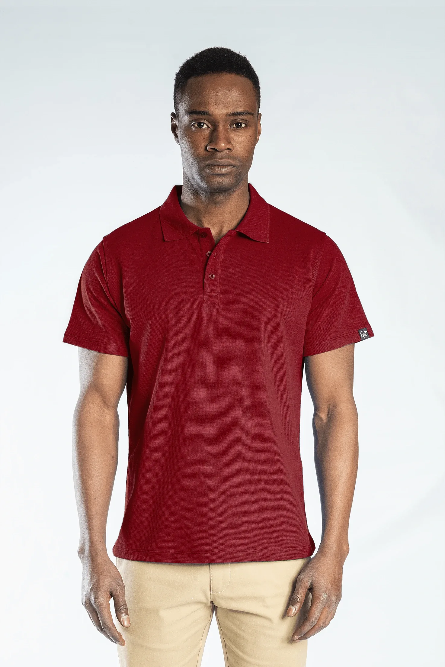 Elegans Polo Pike T-Shirt Bordo