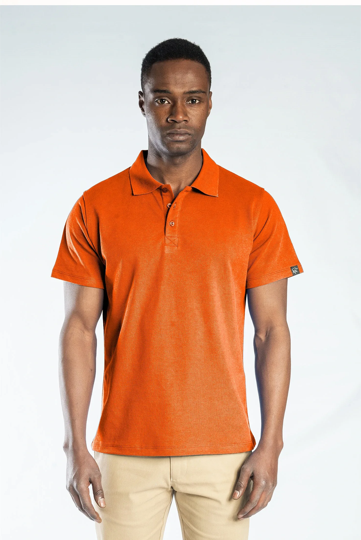 Elegans Polo Pike T-Shirt Turuncu