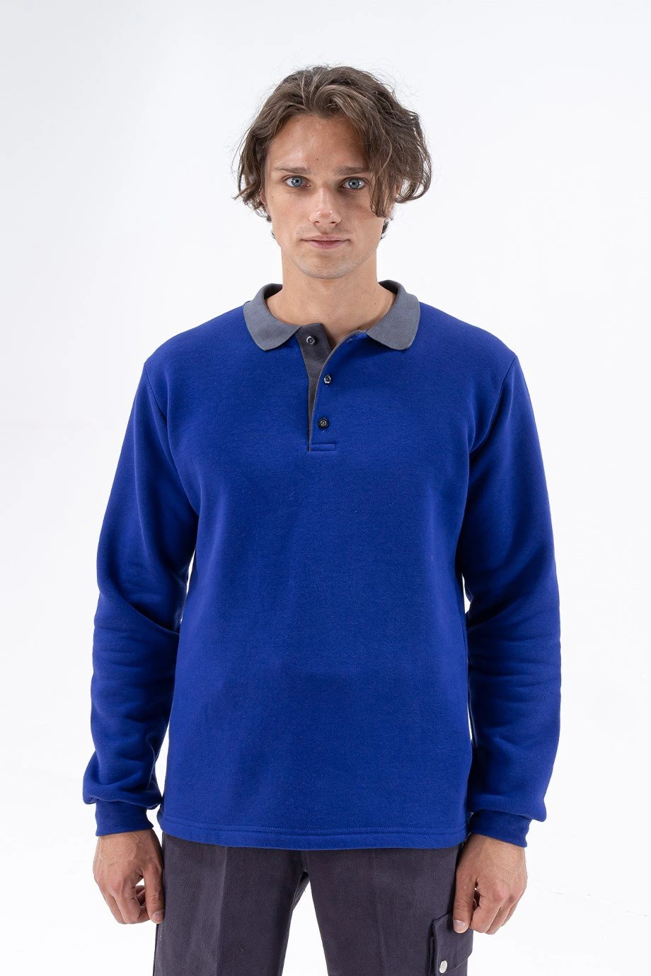 Elegans Polo Sweatshirt Saks Mavi