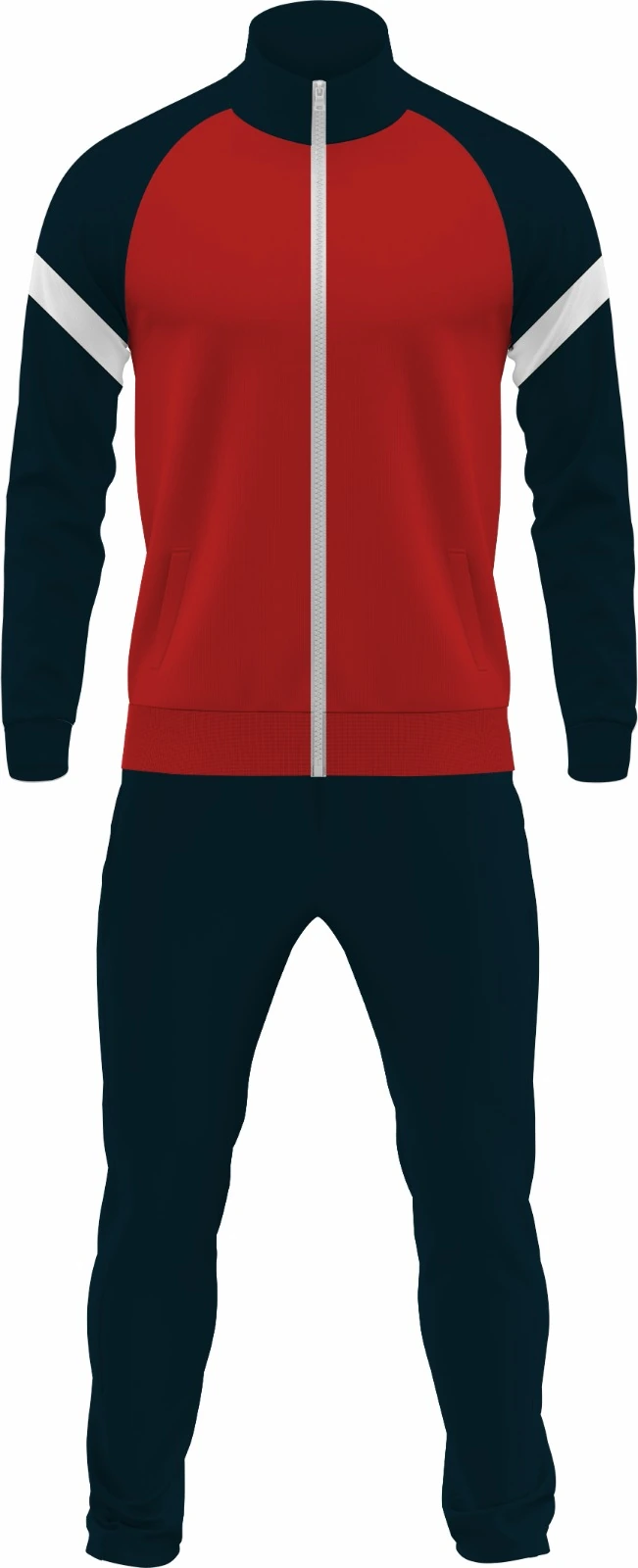 Pike Polyester Kırmızı-Siyah Eşofman Takımı