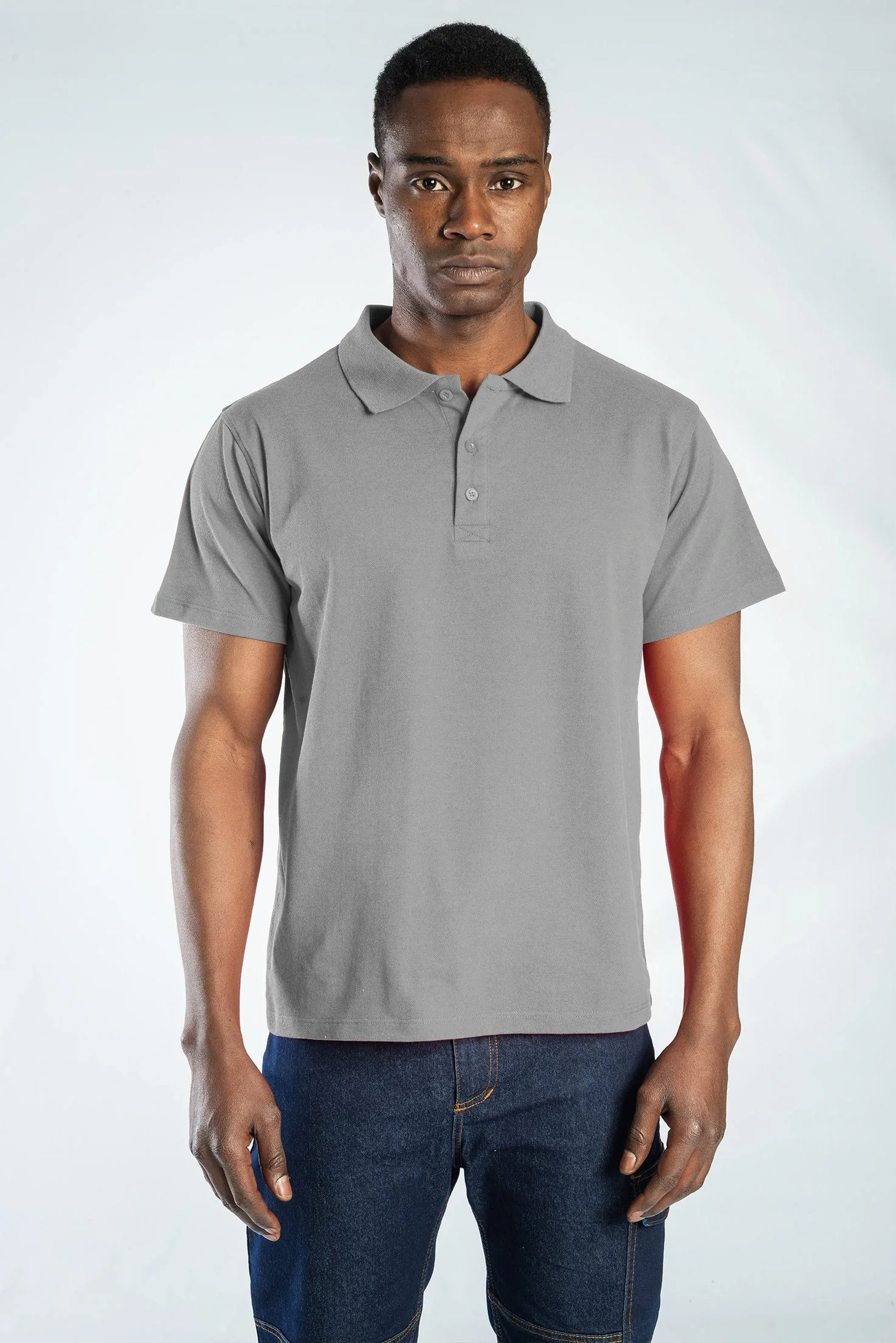 Regular Polo Pike T-Shirt Gri