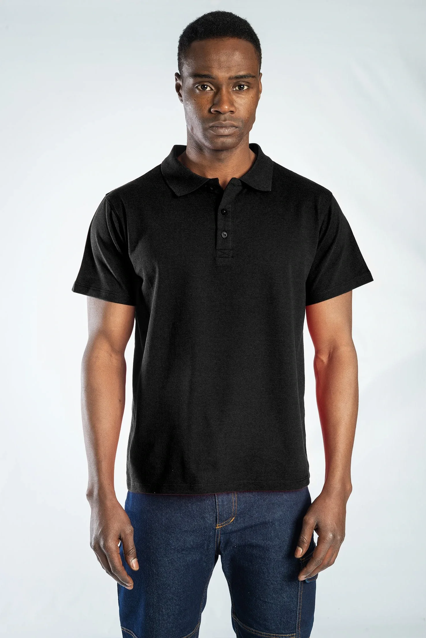 Regular Polo Pike T-Shirt Siyah